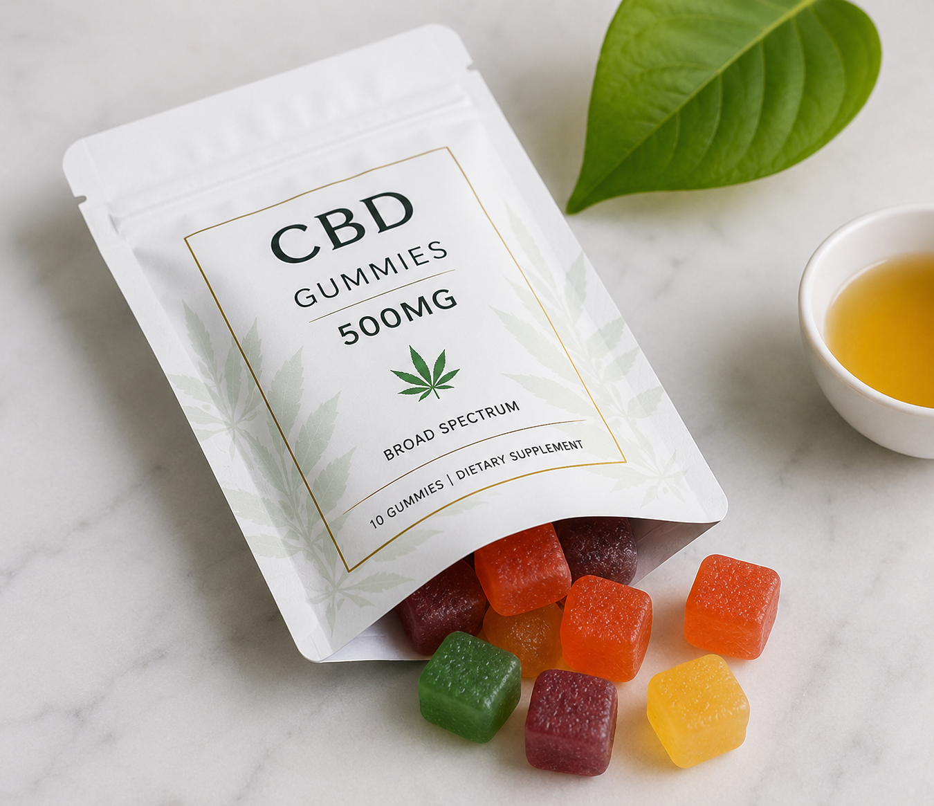 Custom CBD pouch packaging reference