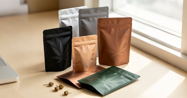 Metallic reflective flexible pouches