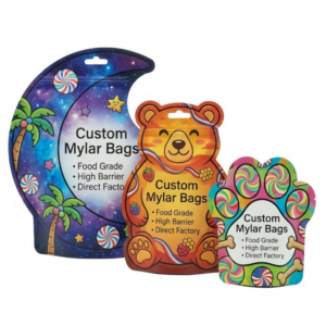 14g Die-Cut Food-Grade Stand-Up Mylar Bags