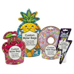 1g High-Barrier Aluminum Foil Mylar Bags with Reusable Zipper