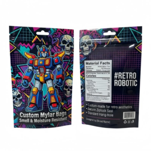 3.5g & 1lb Child-Resistant Matte Mylar Bags