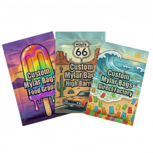 3.5g BPA-Free Food-Grade Smell-Proof Cali Mylar Bags