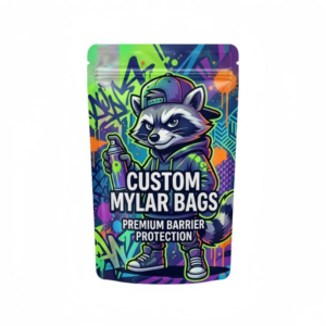 3.5g Matte Stand-Up Mylar Pouches for Cookies & Herbs