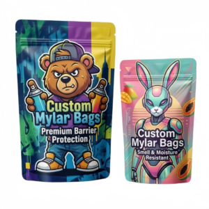 3.5g–1lb Food-Grade Stand-Up Mylar Bags