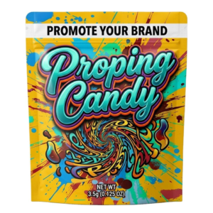 3.5g–28g Matte Smell-Proof Laminated Stand-Up Pouches