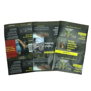 30g Custom Printed Tobacco Pouches with Fold Over Flaps