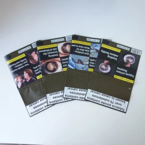 Custom 3-Side Seal Smell-Proof Mylar Tobacco Pouches