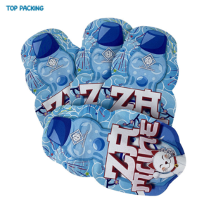Custom 3.5g Child-Resistant Aluminum Foil Die-Cut Mylar Bags