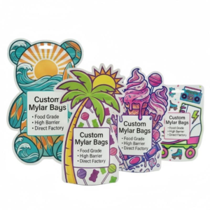 Custom 3.5g Irregular-Shaped Smell-Proof Heat-Seal Mylar Bags