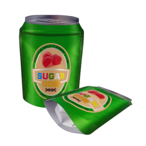 Custom 3.5g Resealable Special-Shaped Die-Cut Mylar Bags