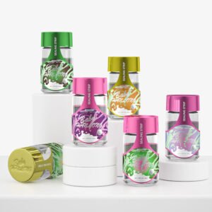 Custom 30ml Child Resistant Glass Jars