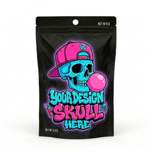 Custom 35g Smell-Proof Food Storage Mylar Zip Bags