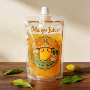 Custom Clear Reusable Moisture-Proof Spout Pouches