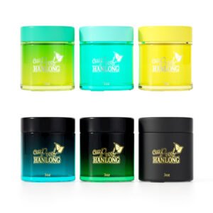 Custom Colored Child Resistant Glass Jars
