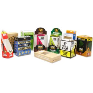 Custom Paperboard Counter Display Boxes for Rolling Accessories