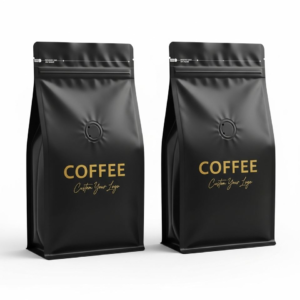 Custom Printed 250g–1kg Flat-Bottom Coffee Bags with Valve