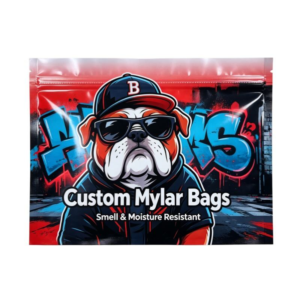 Custom Printed 3-Side Seal Smell-Proof Cali Mylar Bags