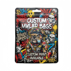 Custom Printed 3.5g 3-Side Seal Mylar Bags for Gummies