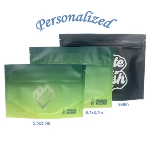 Custom Printed 3.5g Cali Dispensary Smell-Proof Mylar Bags