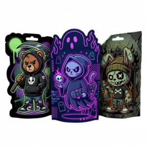 Custom Printed 3.5g Die-Cut Cali Packaging Pouches