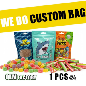 Custom Printed 3.5g Food-Grade Edible Sachets
