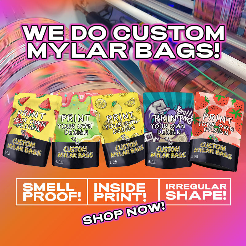 Custom Printed 3.5g Holographic Mylar Box & Bag Set for Candy - Image 2