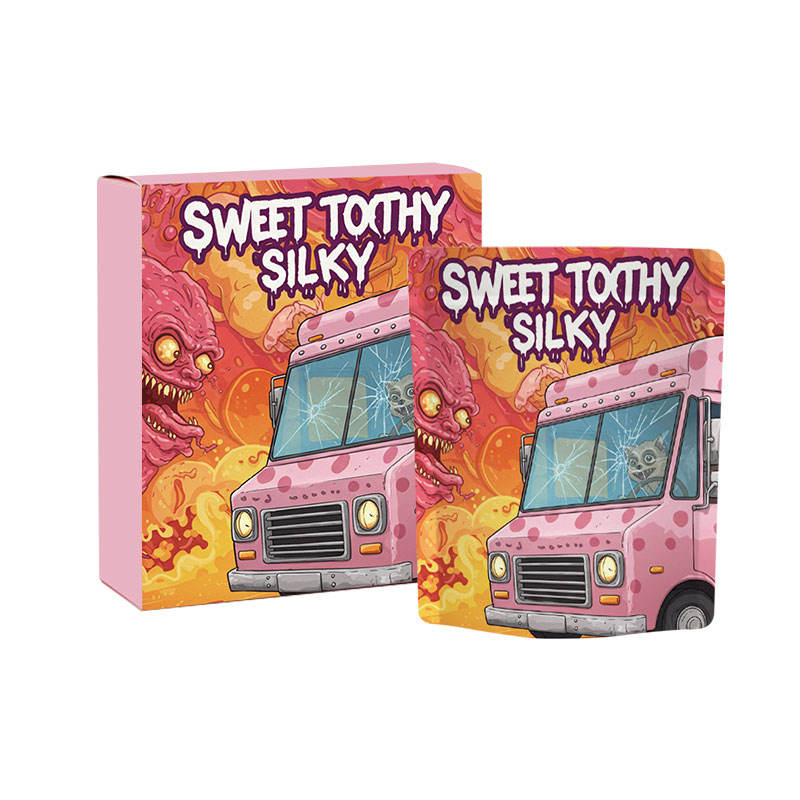 Custom Printed 3.5g Holographic Mylar Box & Bag Set for Candy - Image 4