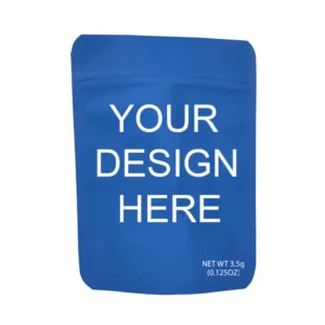 Custom Printed 3.5g Resealable Ziplock Mylar Bags