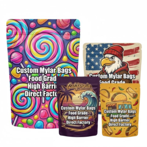 Custom Printed 3.5g Thick Stand-Up Mylar Pouches