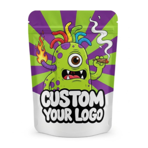 Custom Printed 3.5g–28g Smell-Proof Resealable Stand-Up Mylar Bags