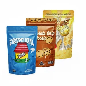 Custom Printed 6x9 Child-Resistant Glossy Ziplock Mylar Bags