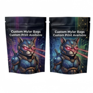 Custom Printed 7g Stand-Up Cookie Mylar Pouches