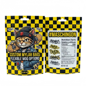 Custom Printed 7g–28g Cali Style Packaging Bags