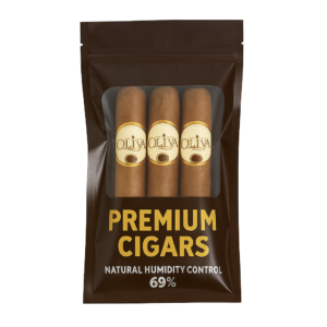 Custom Printed Cigar Multipack Pouches with Clear Windows