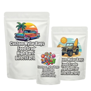 Custom Printed Food-Grade Resealable Cali Mylar Bags