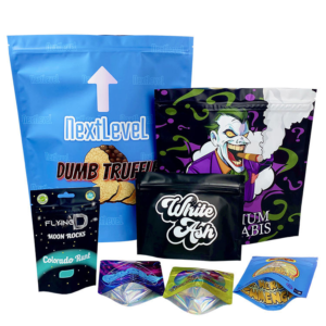 Custom Printed Holographic Bags for Edible Packaging