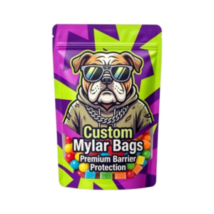 Custom Printed Matte Child-Resistant Cali Mylar Bags