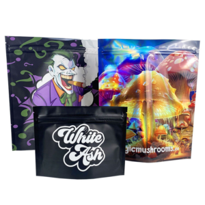 Custom Printed Matte Resealable Ziplock Mylar Stand-Up Pouches