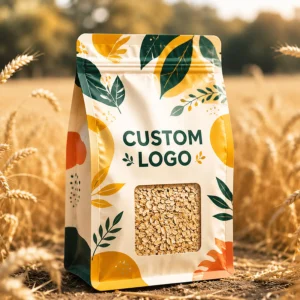 Custom Printed Resealable Zipper Stand-Up Pouches