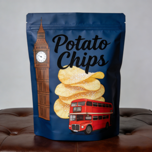 Custom Printed Smell-Proof Zipper Stand-Up Pouches