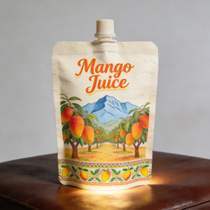 Custom Printed Stand-Up Spout Pouches for Liquid Drinks
