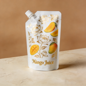 Custom Printed Vertical-Seal Spout Pouches for Beverage