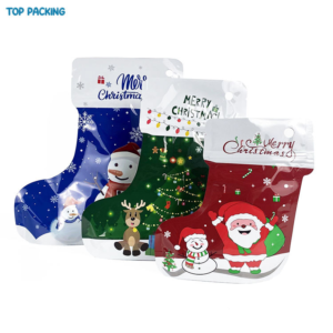 Custom Printed Zipper Stand-Up Pouches for Gummy Packaging