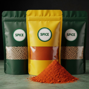 Custom Resealable Stand-Up Pouches for Food Powders & Spices