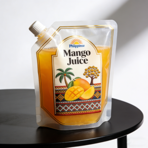 Custom Reusable Stand-Up Spout Pouches for Juice & Beer