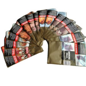 Custom Rolling Tobacco Pouches with Full Color Warning Panels