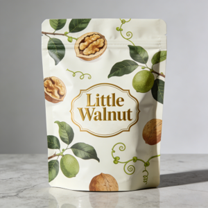 Custom Smell-Proof Mylar Stand-Up Pouches for Nuts Packaging