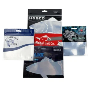 Custom Soft-Bait Fishing Lure Packaging Bags