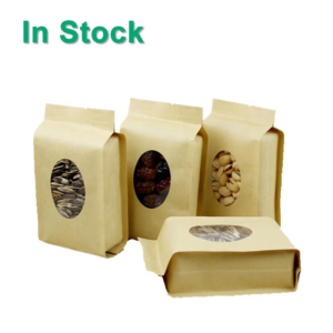 Heat-Seal Kraft Paper Side-Gusset Bags