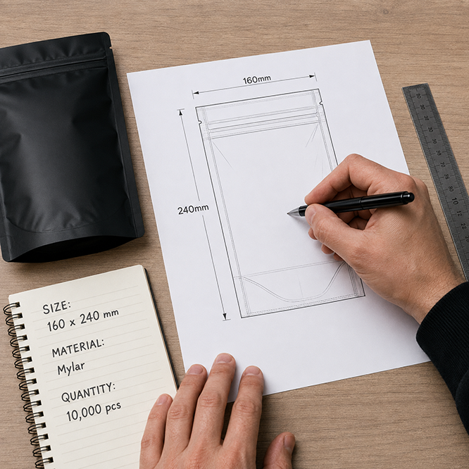 Flexible pouch barrier material structure proposal